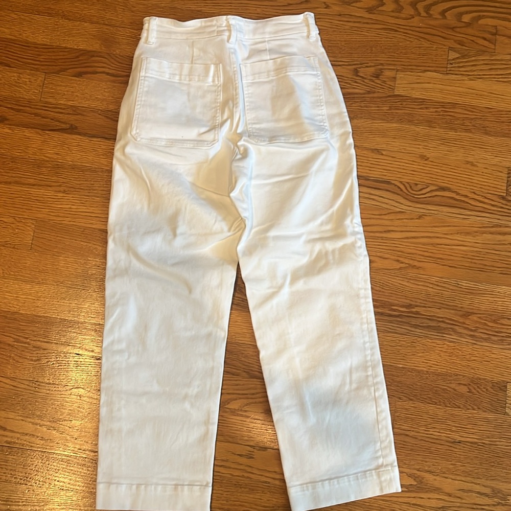 White Summer Everlane Pant! Size 4 - Picture 2 of 3